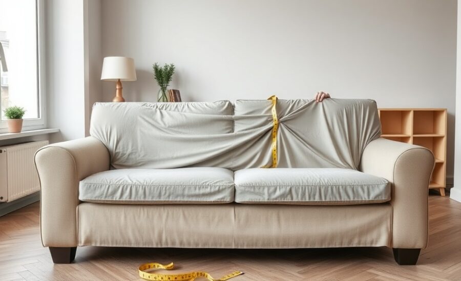 Sofa-Husse oder neuer Bezug: So frischen Sie Ihr altes Sofa auf