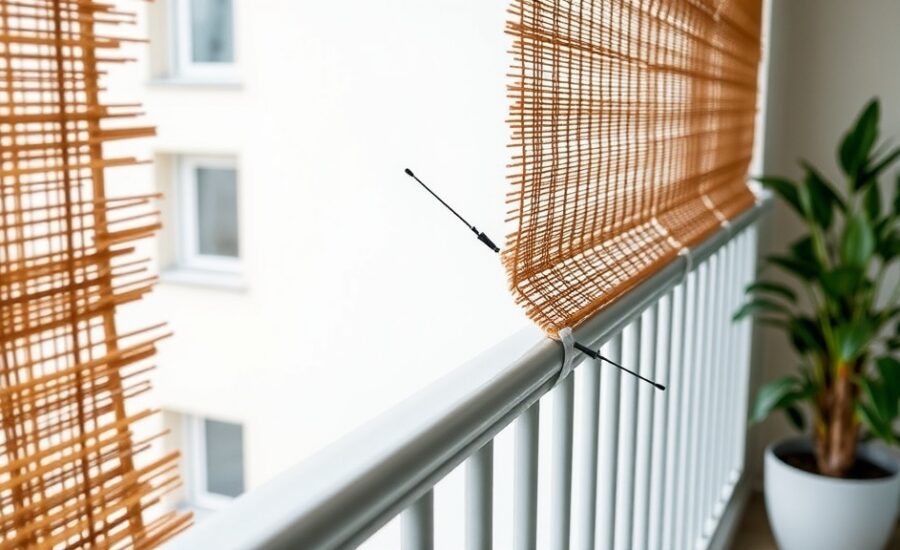 Sichtschutz für den Balkon: Matten, Pflanzen und mietrechtliche Grenzen