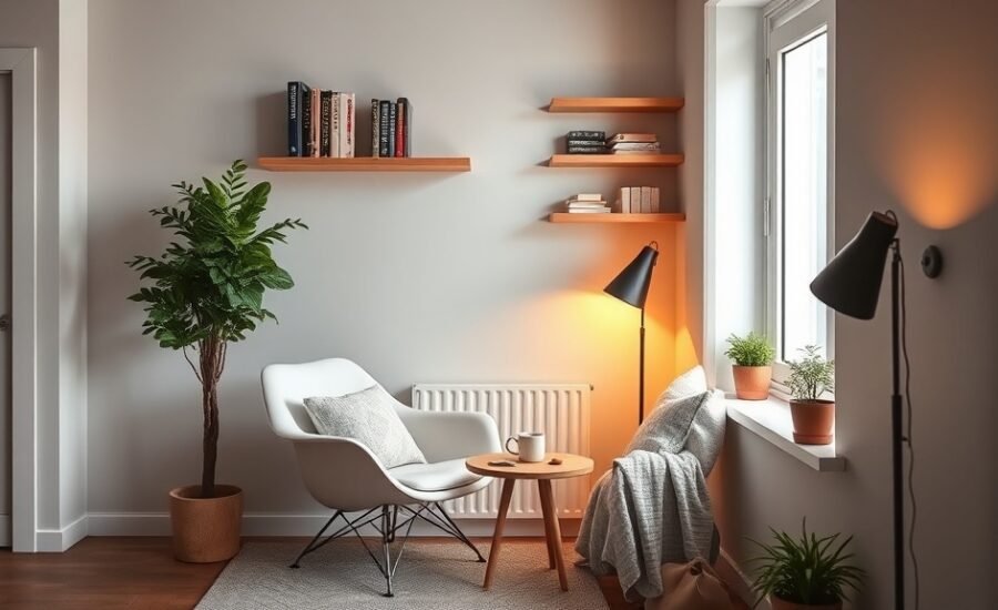 Gemütlicher Lesebereich in der Wohnung: Tipps für entspannte Stunden