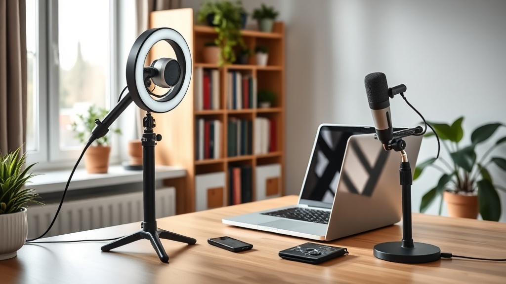 Videokonferenz-Ecke einrichten: Licht, Hintergrund und Ton verbessern