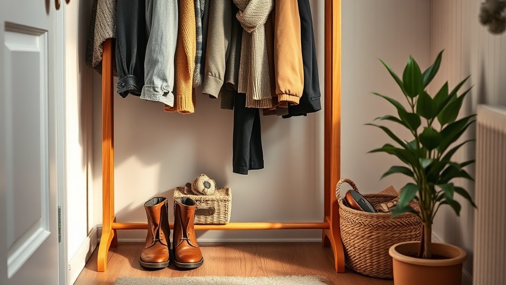 Kleiderstange statt Schrank: Offene Garderobe planen und ordentlich halten